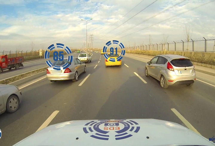 Dikkat Mobil EDS araçları İstanbul yollarında