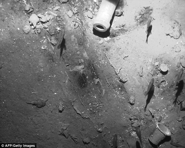 Sunken Spanish galleon's plunder that's worth up to $1.5BILLION: First look at the wreck of wreck of the San Jose, 300 years after it sank