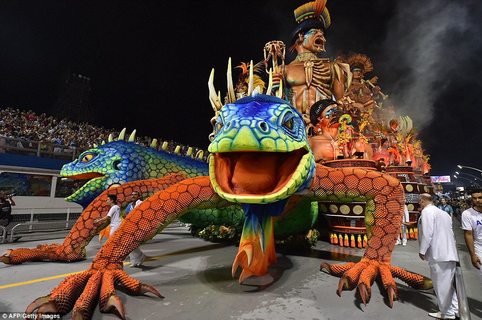It's Carnival! Brazil's five day festival of dancing, bare flesh and wild costumes gets underway It's Carnival! Brazil's five day festival of dancing, bare flesh and wild costumes gets underway