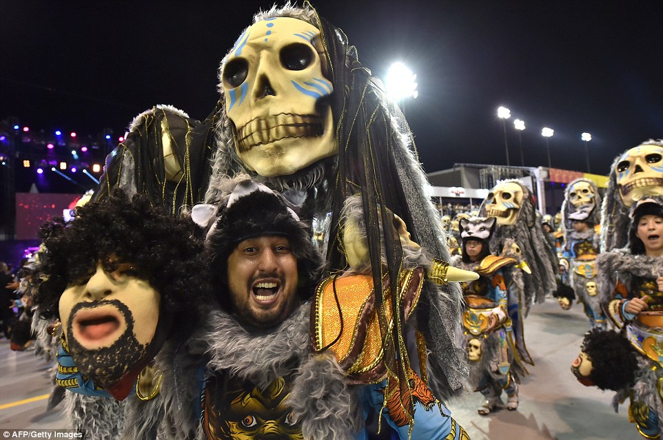 It's Carnival! Brazil's five day festival of dancing, bare flesh and wild costumes gets underway It's Carnival! Brazil's five day festival of dancing, bare flesh and wild costumes gets underway
