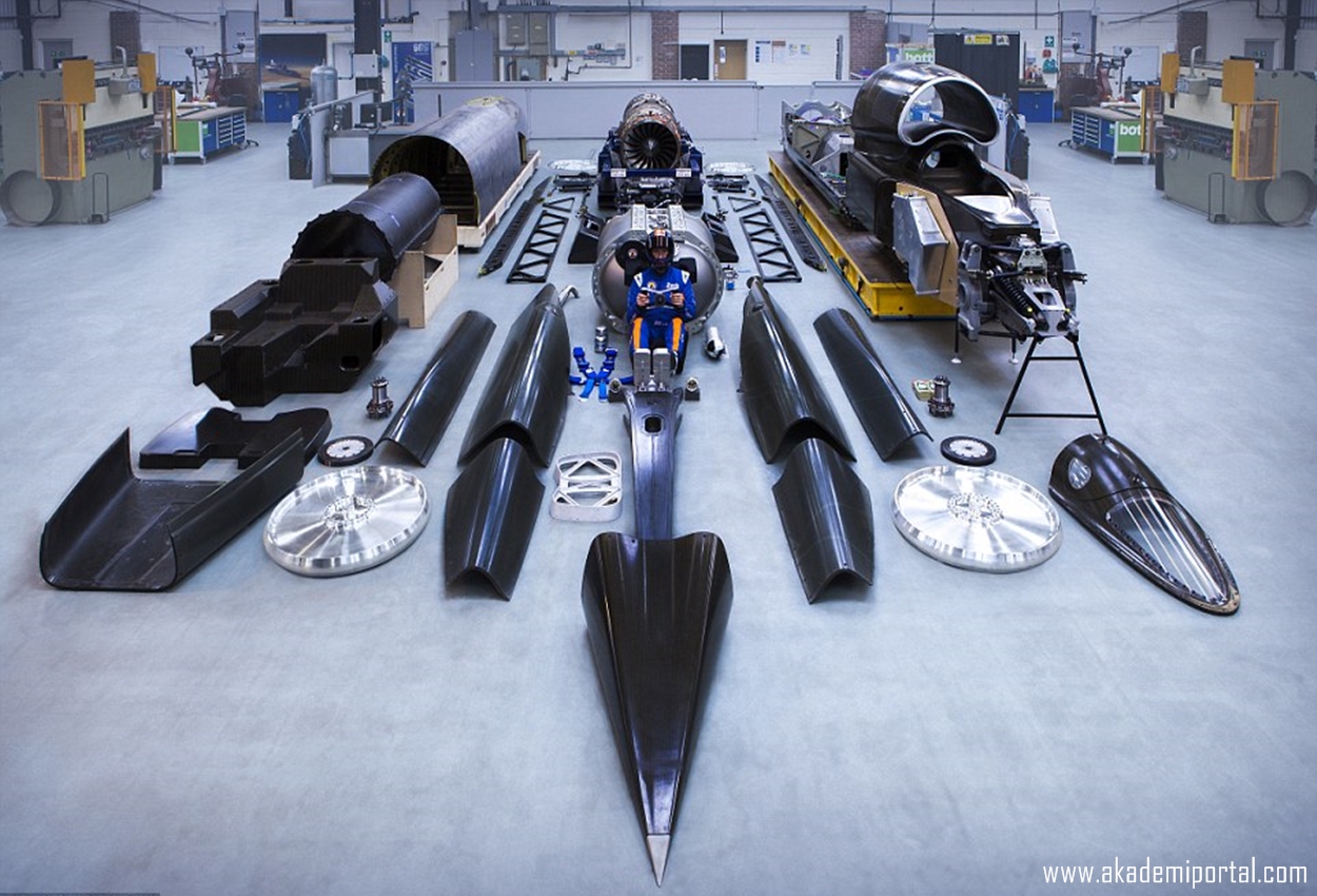 Bloodhound SSC on tour! Supersonic car makes it world debut in London ahead of its 1,000mph record-breaking run 