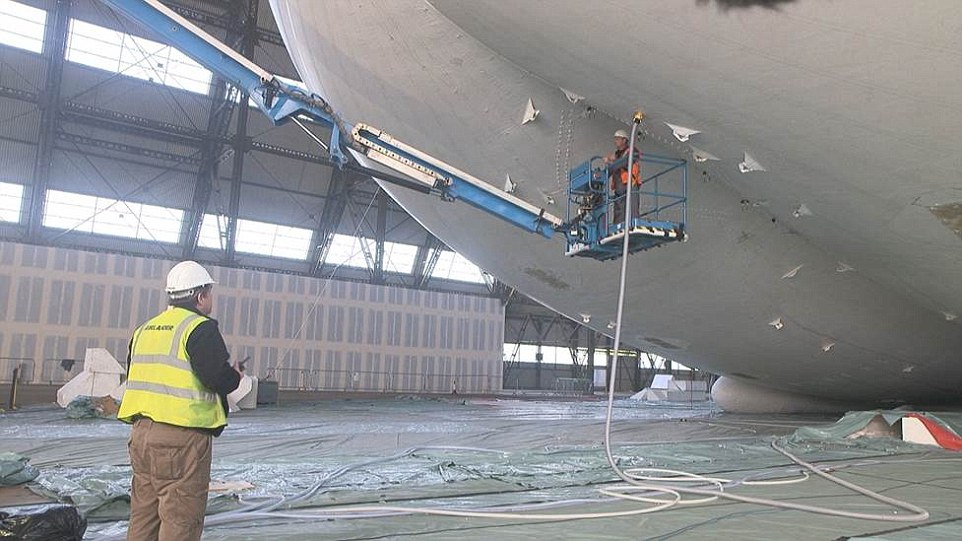 Dünyanın en büyük Uçağı Airlander'in test uçuşu için geri sayım
