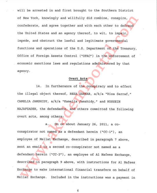 İşte Reza Zarrab iddianamesinde yer alan suçlamalar