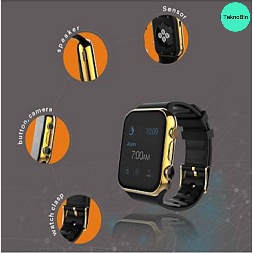 V8 Akıllı Saat Platinium Ürün Dokunmatik-iOS & Android Uyumlu