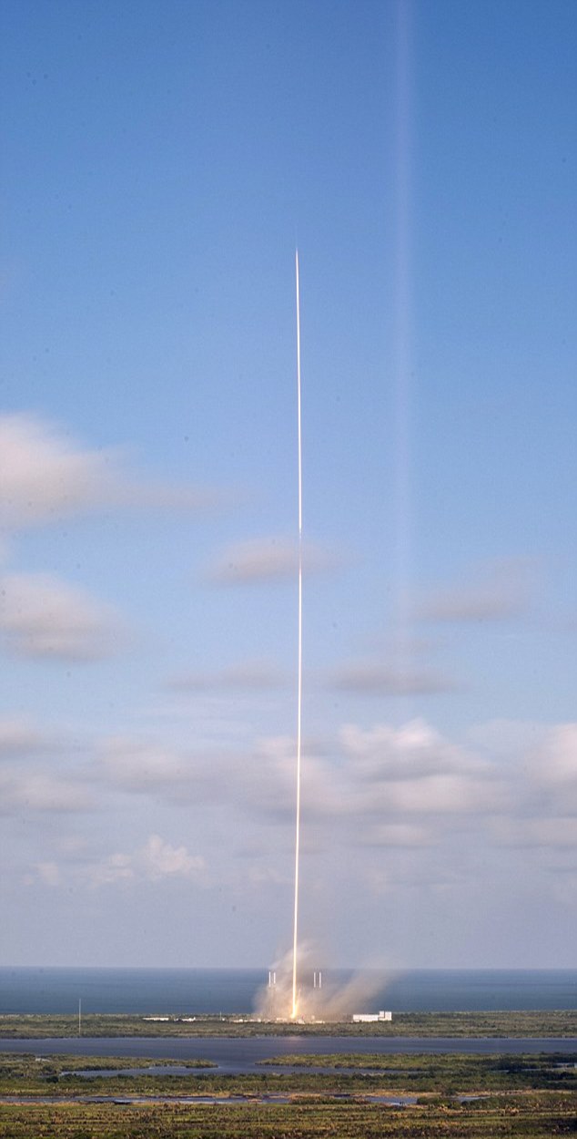 SpaceX launches Asian satellite attempts land rocket SpaceX launches Asian satellite attempts land rocket