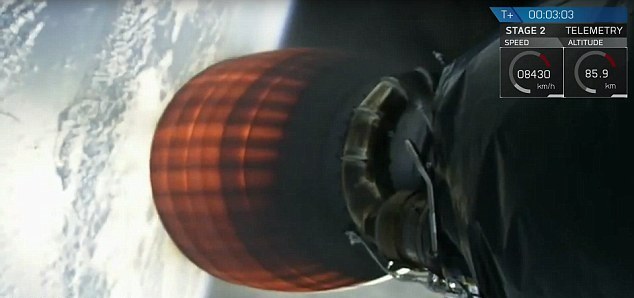 SpaceX launches Asian satellite attempts land rocket SpaceX launches Asian satellite attempts land rocket