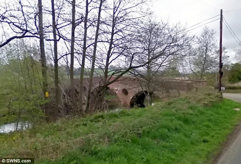 Drone captures collapsed 18th century Eastham Bridge Drone captures collapsed 18th century Eastham Bridge