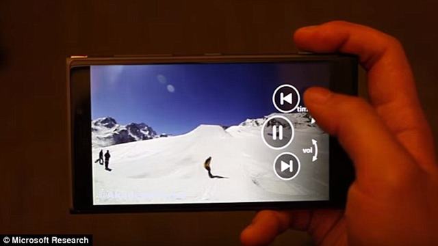 Microsoft's pre-touch technology uses sensors around the edge of a phone