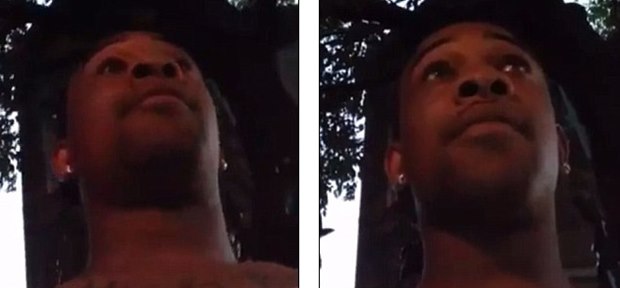 Terrifying moment a Chicago 'gang member', 28, unwittingly streams his own shooting death on Facebook