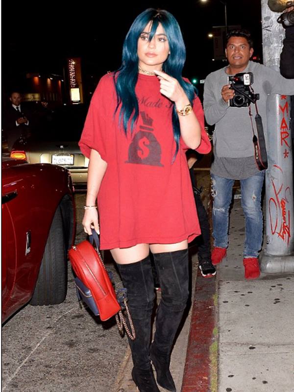 Nearly nude! Kylie Jenner dons flesh-coloured bikini to go with her braided hair in another revealing selfie