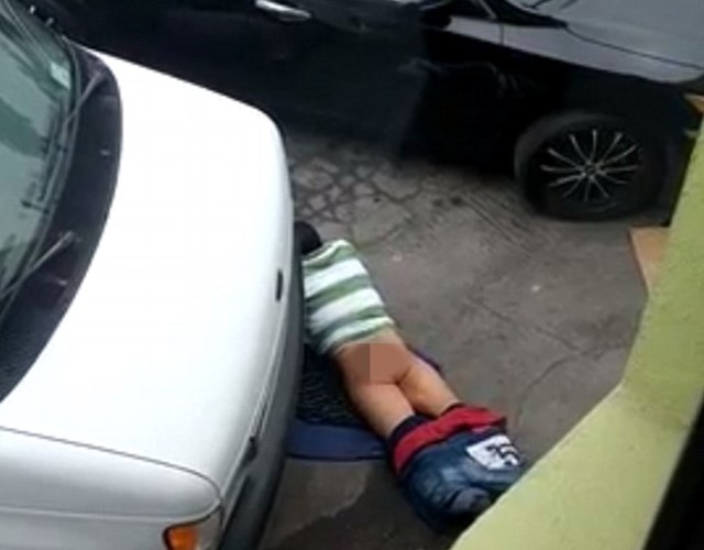 It's an amazing thing: Man caught on camera having sex with footpath