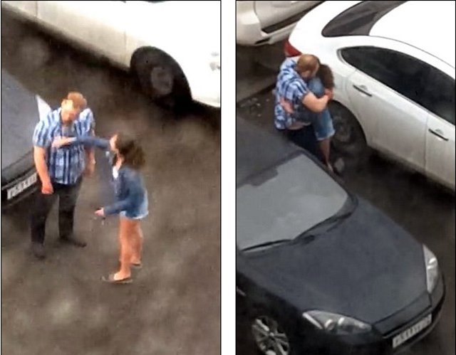 Watch Shocking video shows man punching girlfriend to the floor
