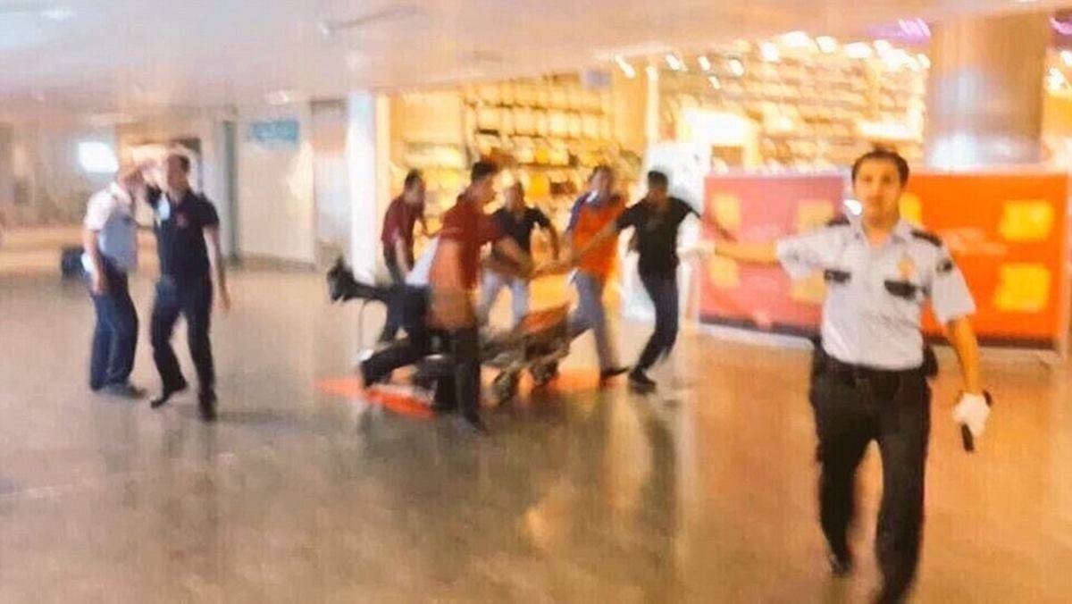 Three suicide bombers kill at least 28 and wound 60 detonating explosive vests in Istanbul airport