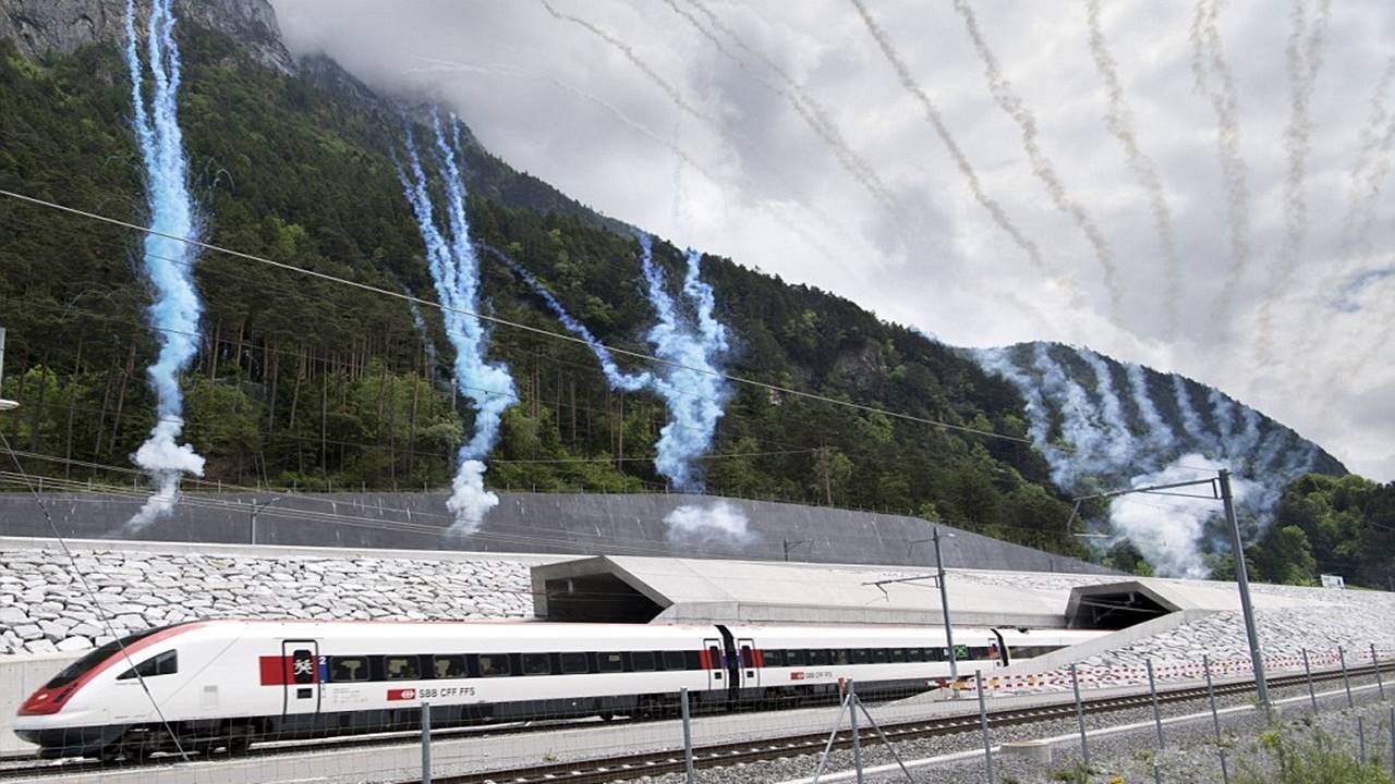 Look inside world's longest rail tunnel in Switzerland Look inside world's longest rail tunnel in Switzerland
