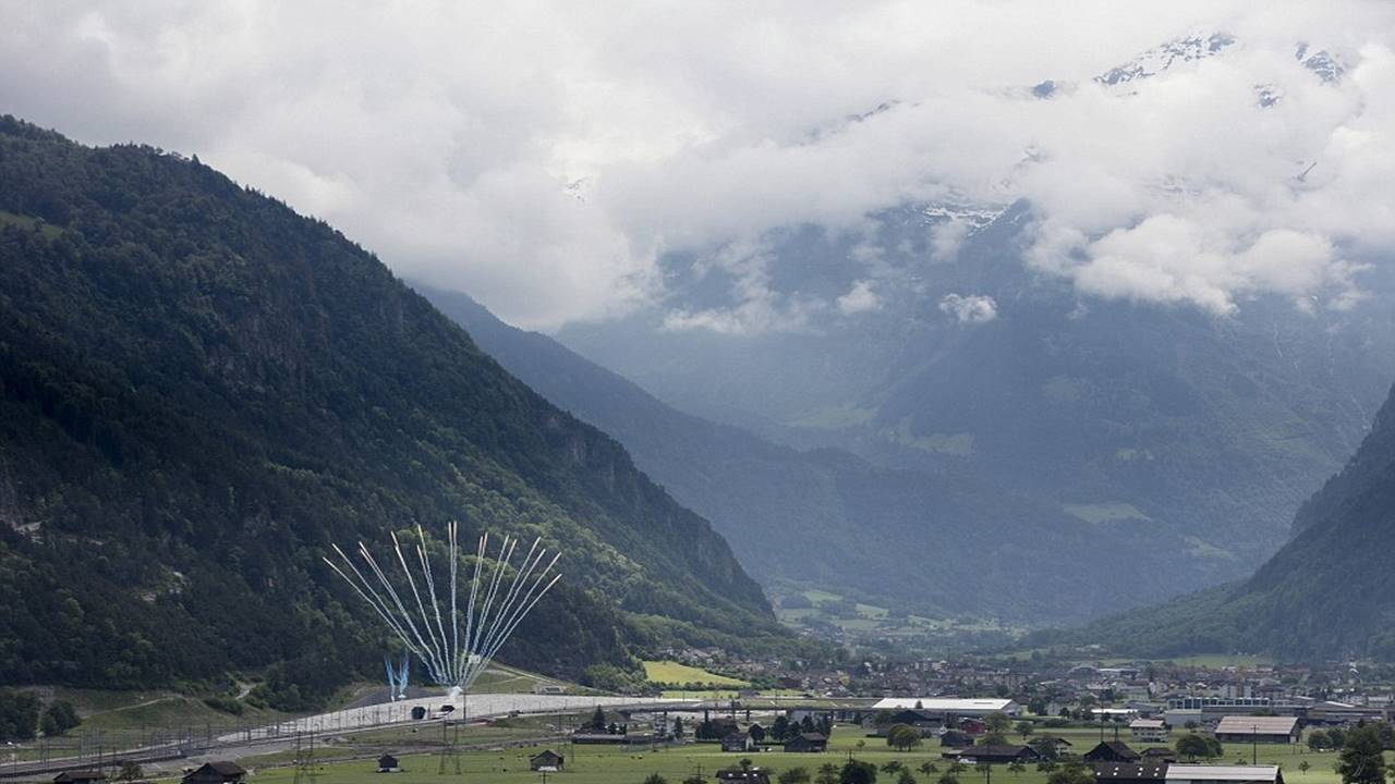 Look inside world's longest rail tunnel in Switzerland Look inside world's longest rail tunnel in Switzerland