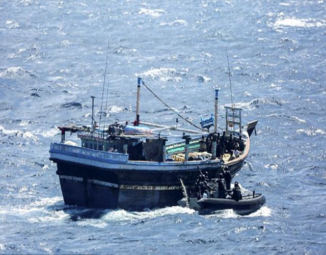 Navy discovers massive haul of more than a TONNE of heroin worth £160 MILLION on four fishing boats in the Indian Ocean bound for Europe Navy discovers massive haul of more than a TONNE of heroin worth £160 MILLION on four fishing boats in the Indian Ocean bound for Europe
