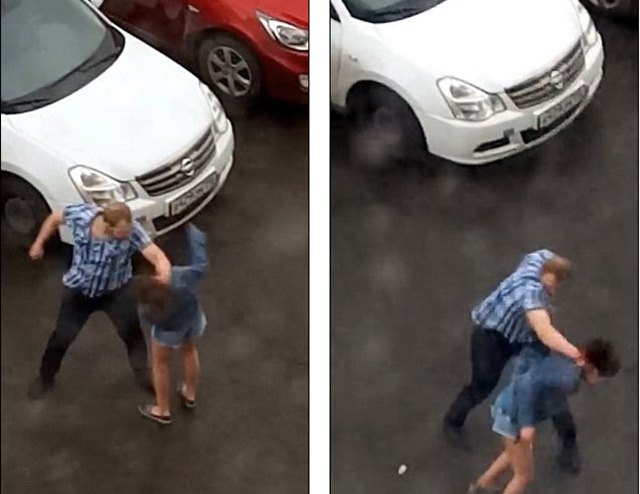 Watch Shocking video shows man punching girlfriend to the floor