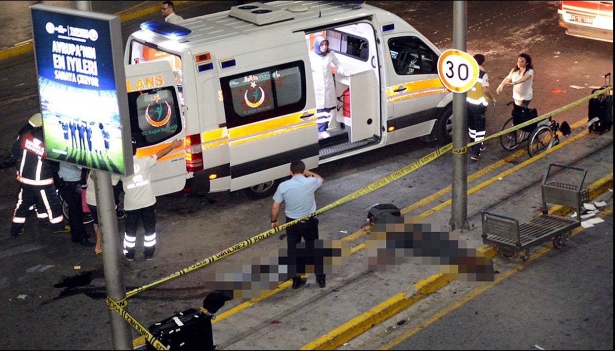 Three suicide bombers kill at least 28 and wound 60 detonating explosive vests in Istanbul airport Three suicide bombers kill at least 28 and wound 60 detonating explosive vests in Istanbul airport