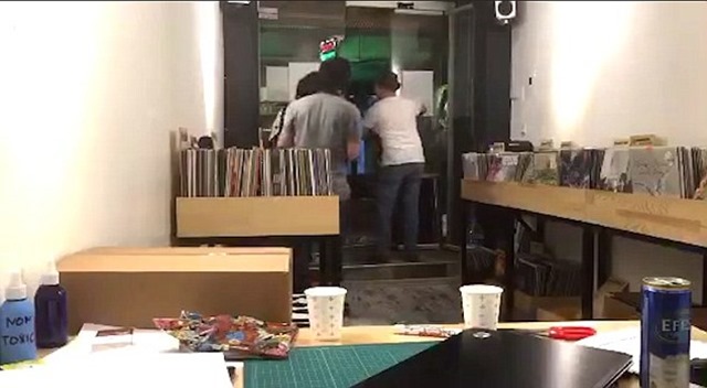 A mob of 20 Islamist extremists attacked guests at a Radiohead listening party because they were drinking alcohol during Ramadan