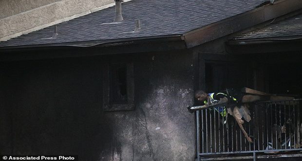 Small aircraft crashes into Los Angeles town house killing two