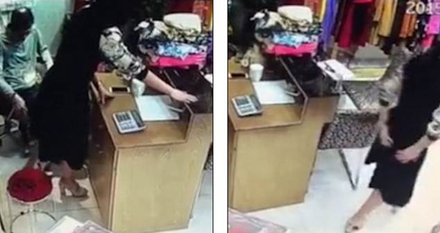 News summary: Fashion shop owner is caught on CCTV having sex behind the till