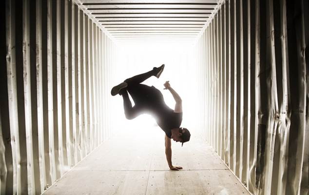 Spectacular show: Freerunners show off exceptional skill at Haydarpasa Port in Turkey