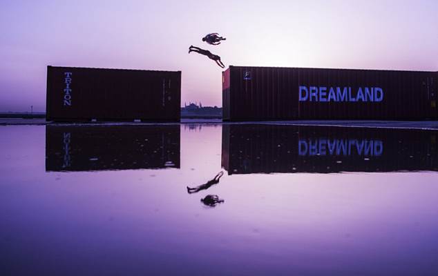 Spectacular show: Freerunners show off exceptional skill at Haydarpasa Port in Turkey