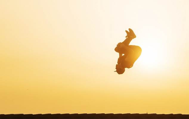 Spectacular show: Freerunners show off exceptional skill at Haydarpasa Port in Turkey
