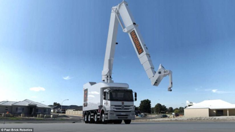 Robot brickie: It can work 24 hours day, and finish an entire house in just two days