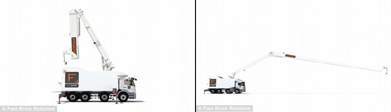 Robot brickie: It can work 24 hours day, and finish an entire house in just two days