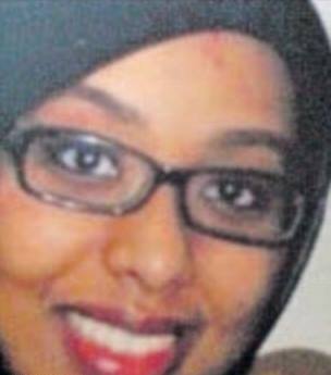 Rowan Kamal Zine El Abidine, 22, died on Thursday, but her husband and baby daughter are thought to have survived