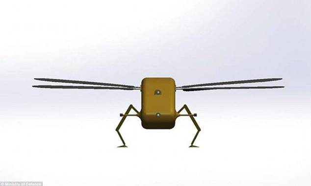 Now you can be bugged anywhere: THE LAND MINE-HUNTING DRONE