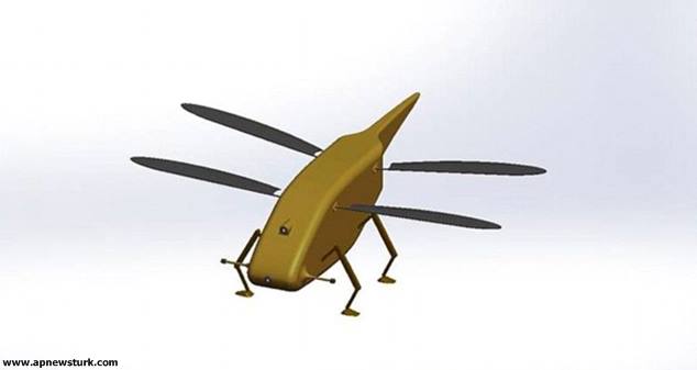 Now you can be bugged anywhere: THE LAND MINE-HUNTING DRONE