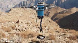 Now you can be bugged anywhere: THE LAND MINE-HUNTING DRONE