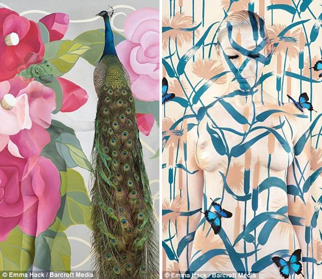 Fotoğraflarla: Çıplak modellerin grafik uyumu