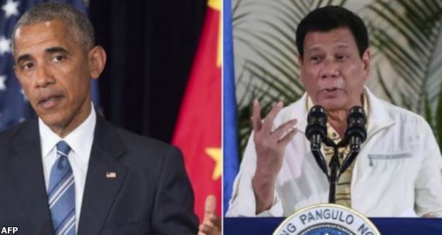 Rodrigo Duterte: Cehenneme kadar yolun var Barack Obama