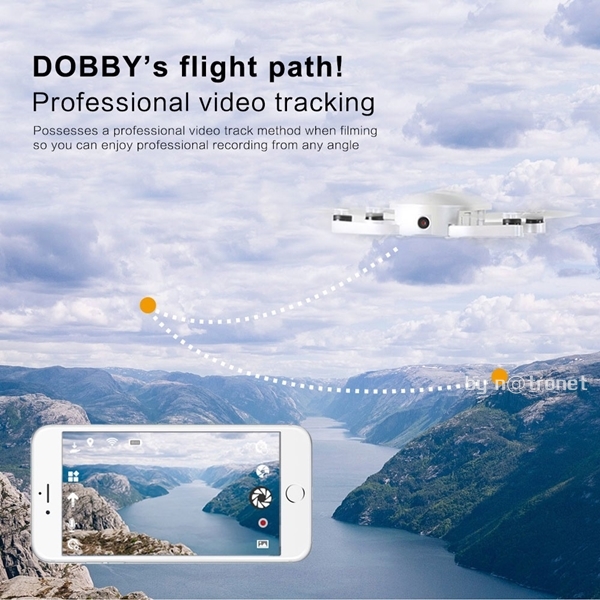 Zerotech dobby mini selfie wifi app kontrol Drone