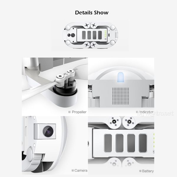 Zerotech dobby mini selfie wifi app kontrol Drone