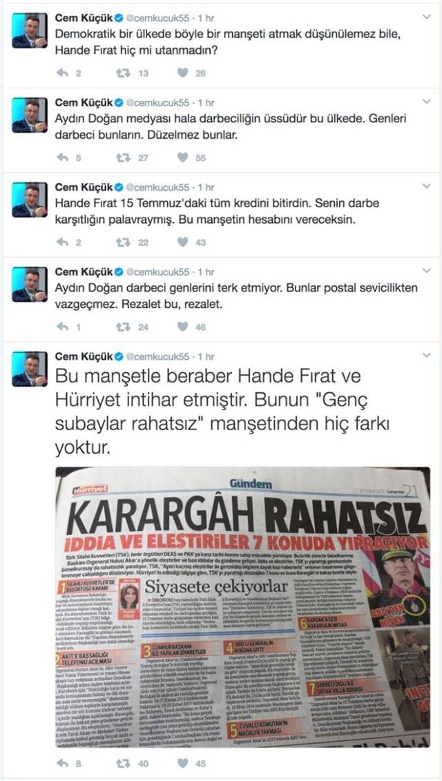 Türkiye'nin Bürokrasi'sini Ayağa Kaldıran 'Hande Fırat' Manşeti