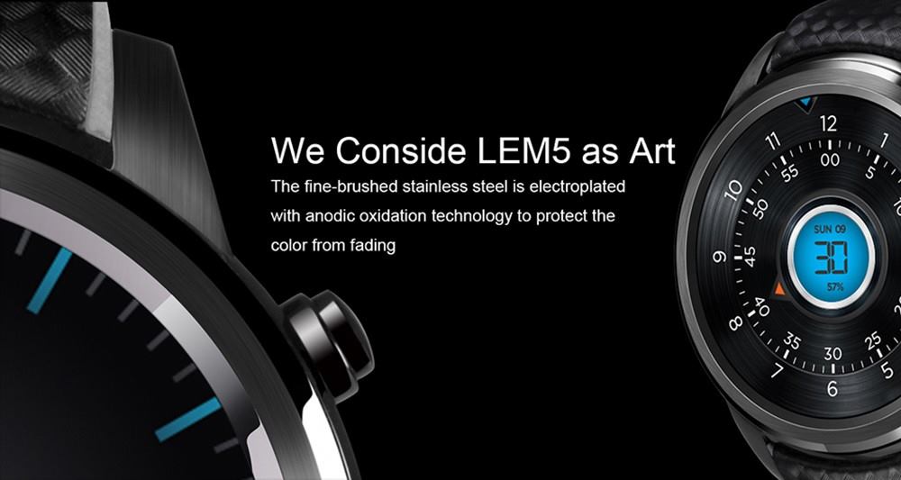 Akıllı Saat LEMFO LEM5 iPhone iOS -Android telefonlar için