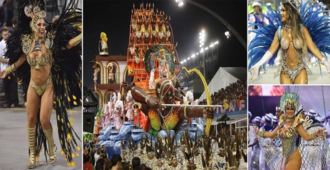It's Carnival! Brazil's five day festival of dancing, bare flesh and wild costumes gets underway