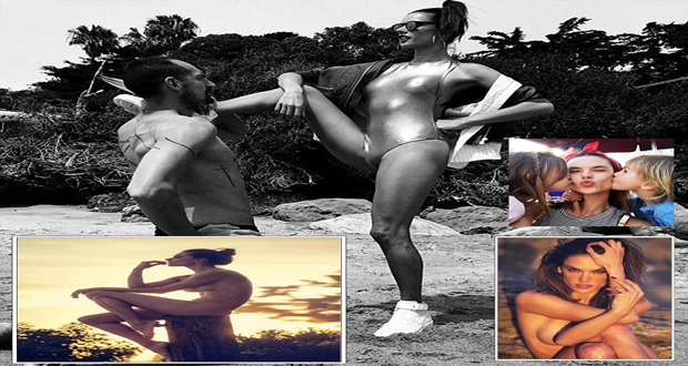 Naked ambition! Alessandra Ambrosio highlights her lithe physique as she poses nude for sultry photoshoot