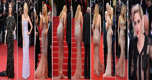 Naomi Watts Julianne Moore Eva Longoria dazzle glamorous figure hugging gowns lead stars 69th Cannes Film Festival Opening Night Gala premiere Cafe Society