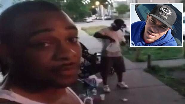 Terrifying moment a Chicago 'gang member', 28, unwittingly streams his own shooting death on Facebook