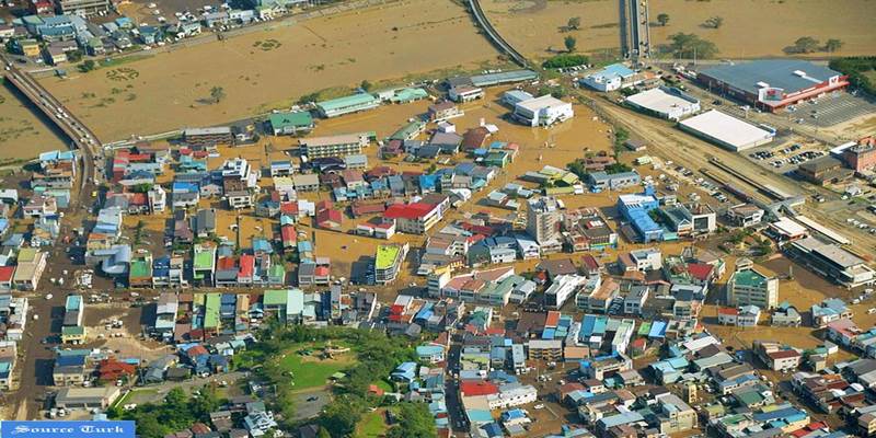 Floods from 100mph typhoon sweep through Japan ‘SourceTurk’