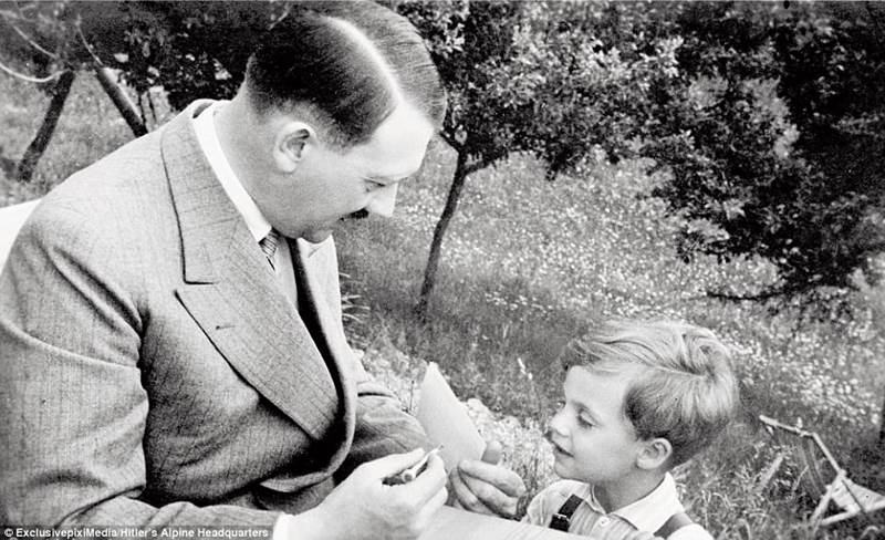 The smiling face of evil: Adolf Hitler