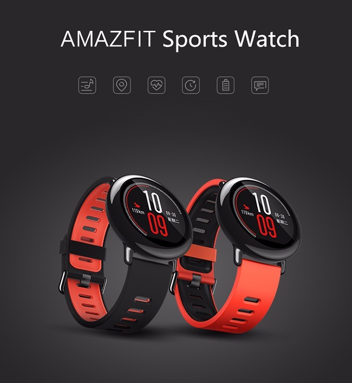 Yeni siyah Xiaomi amazfit: Xiaomi huami amazfit Akıllı Saat