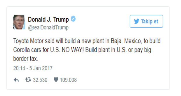 Dünya'nın Ekonomik Nabzı Trump'un iki Tweet'ine bakıyor