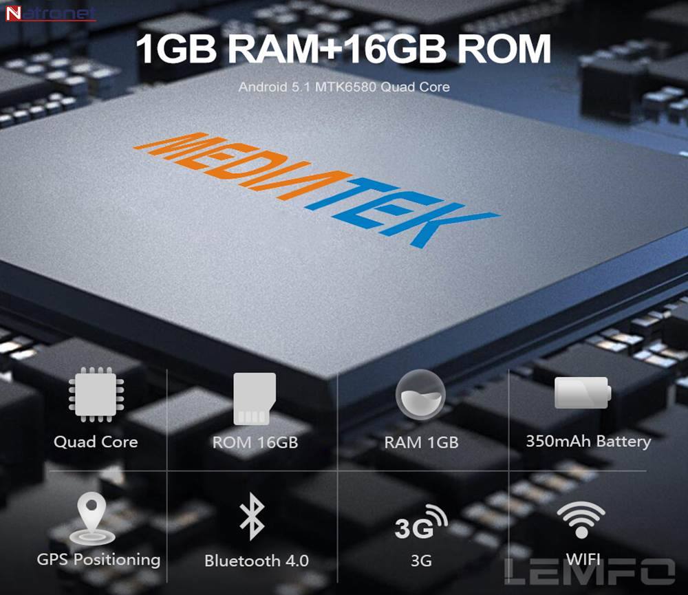 Lemfo Les1 Akıllı Saat +Telefon Android 5.1 -Türkiye