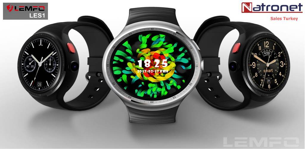 Lemfo les1 Lemfo lm5 Akıllı Saat Türkiye Satış Destek NatroNet
